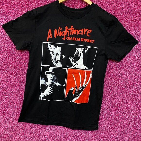 A Nightmare On Elm Street Freddy Krueger Graphic Design T-Shirt Medium - Picture 3 of 4